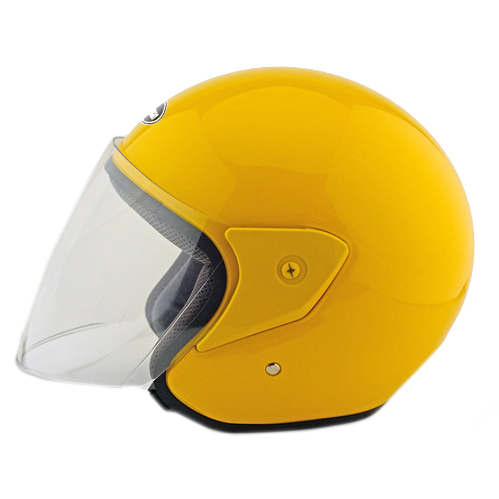 Motorcycle Motor Bike Scooter Safety Helmet 218   yellow - Mega Save Wholesale & Retail - 1