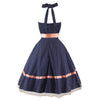 Woman Dress Halter Solid Color Fashionable  S - Mega Save Wholesale & Retail - 3