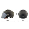 Motorcycle Motor Bike Scooter Safety Helmet 318   red - Mega Save Wholesale & Retail - 3