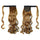 Magic Tape Long Curled Hair Extension Wig    khaki K06-27#