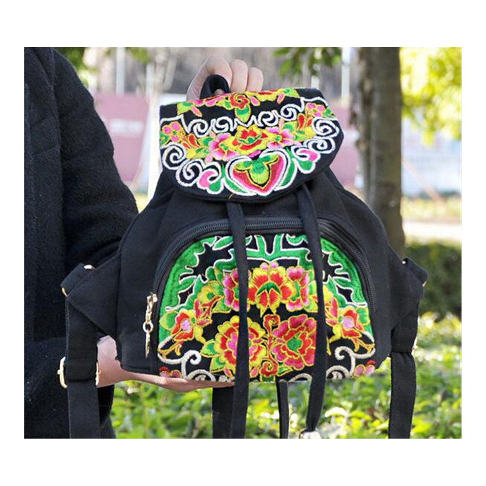 New Yunnan Fashionable Embroidery Bag Stylish Featured Shoulders Bag Fashionable Woman's Bag Bulk 93012   catharanthus roseus - Mega Save Wholesale & Retail - 1