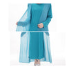 Muslim Robe Sunday Clothes Long Sleeve Dress   sapphire blue - Mega Save Wholesale & Retail - 4