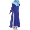 Muslim Robe Sunday Clothes Long Sleeve Dress   sapphire blue - Mega Save Wholesale & Retail - 3