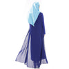 Muslim Robe Sunday Clothes Long Sleeve Dress   sapphire blue - Mega Save Wholesale & Retail - 2