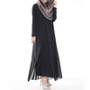 Muslim Robe Sunday Clothes Long Sleeve Dress  black - Mega Save Wholesale & Retail - 2