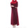 Muslim Robe Sunday Clothes Long Sleeve Dress  wine red - Mega Save Wholesale & Retail - 1