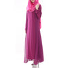 Muslim Robe Sunday Clothes Long Sleeve Dress   purple - Mega Save Wholesale & Retail - 2