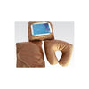 SMART TRAVEL NECK PILLOW CUSHION 3 IN 1 MULTIFUNCTIONAL IPAD TABLET CUSHION   coffee - Mega Save Wholesale & Retail