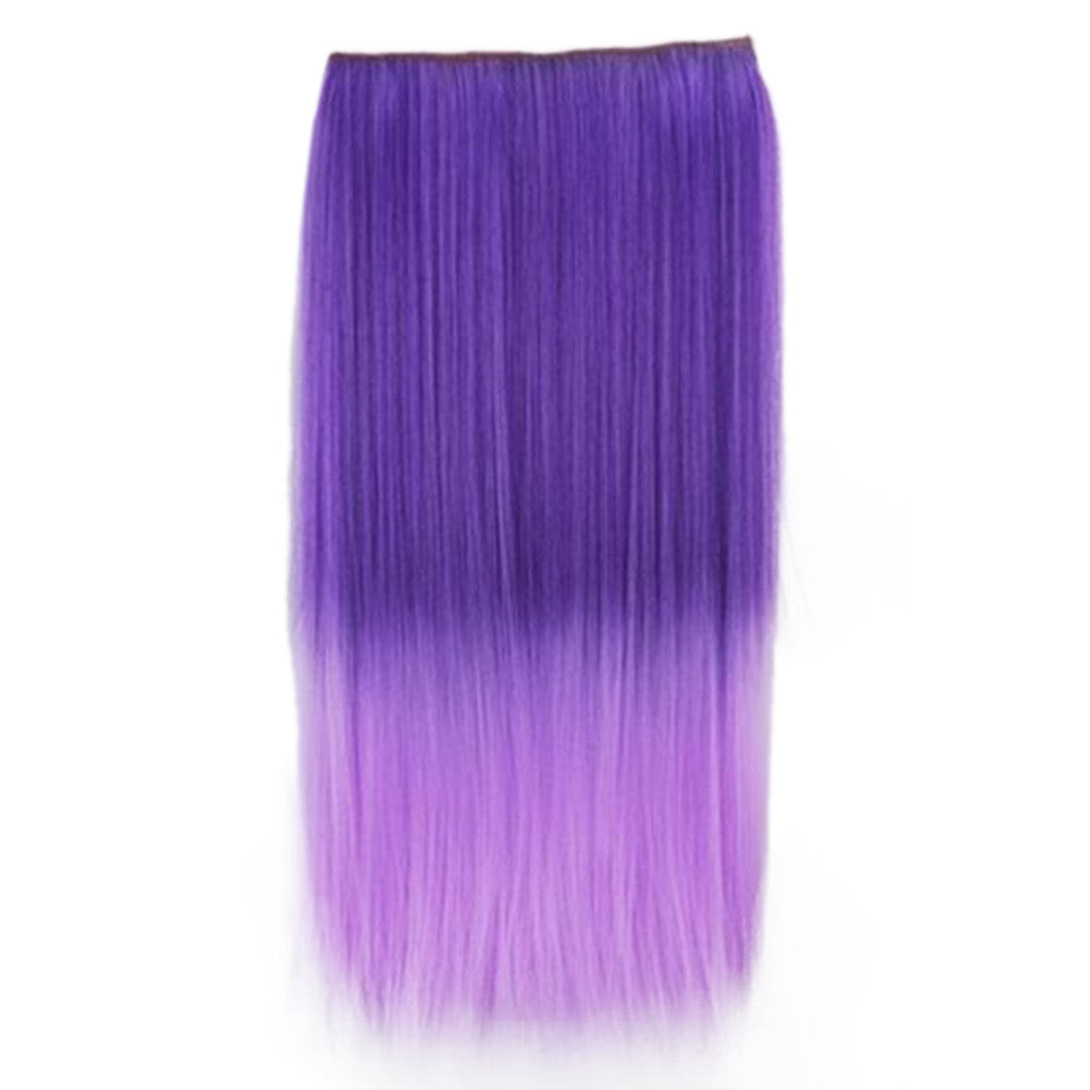 Wholesale Gradient color wig piece hair extension piece 5 animation clip hair piece wig Europe and America selling female cosplaya    11#