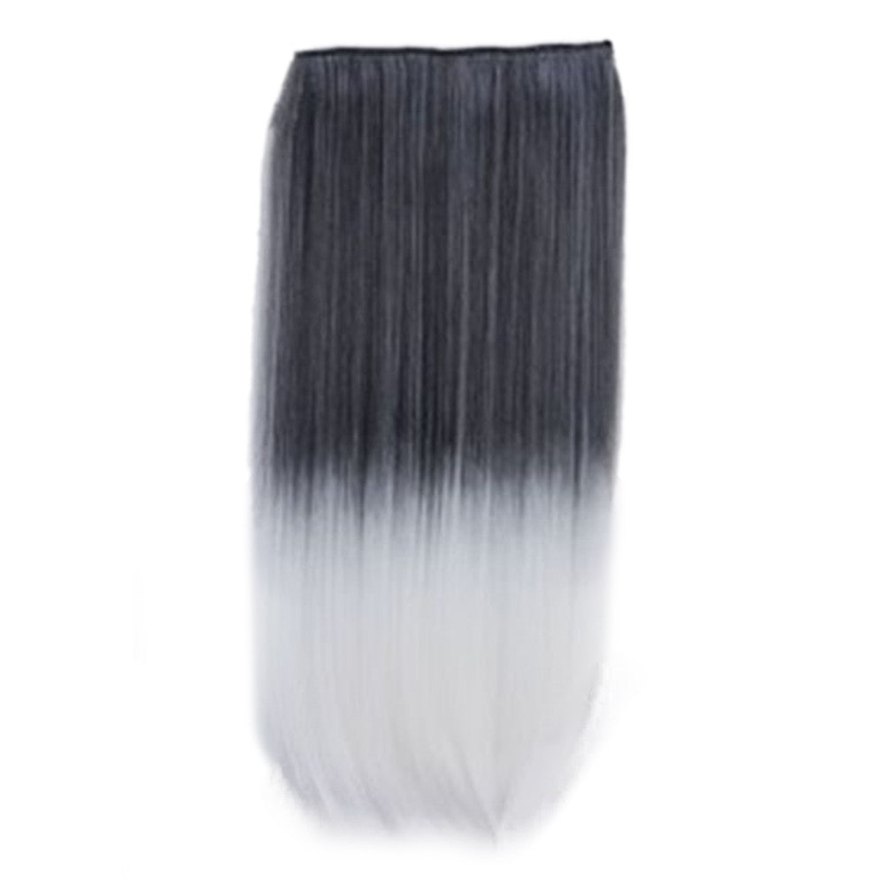 Wholesale Gradient color wig piece hair extension piece 5 animation clip hair piece wig Europe and America selling female cosplaya    15#