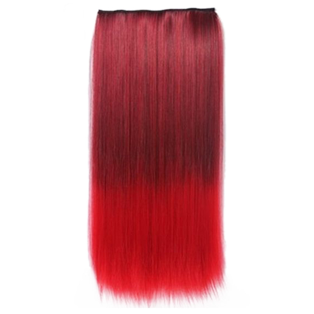 Wholesale Gradient color wig piece hair extension piece 5 animation clip hair piece wig Europe and America selling female cosplaya    3#