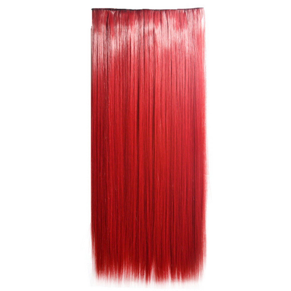 Gradient Ramp Straight Cosplay Wig Hair Extension 5 Cards 7 - Mega Save Wholesale & Retail - 1