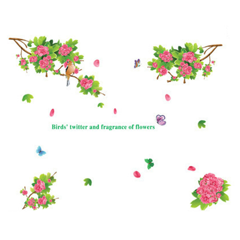 Wallpaper Wall Sticker Lilac Flower Removeable - Mega Save Wholesale & Retail - 1
