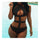 Solid Color Halter Monokini One-piece Swimwear Swimsuit  black  S - Mega Save Wholesale & Retail