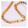 Galvanized High Emulational Women Men Necklace  yellow/60cm - Mega Save Wholesale & Retail - 4