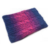 Kintted Wool Scarf Gradient Hemp Flower   red blue - Mega Save Wholesale & Retail - 1