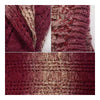 Kintted Wool Scarf Gradient Hemp Flower   wine red - Mega Save Wholesale & Retail - 2