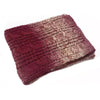 Kintted Wool Scarf Gradient Hemp Flower   wine red - Mega Save Wholesale & Retail - 1