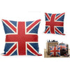 Cushion Throw Pillow -British Flag -Cotton Canvas   United Kingdom - Mega Save Wholesale & Retail
