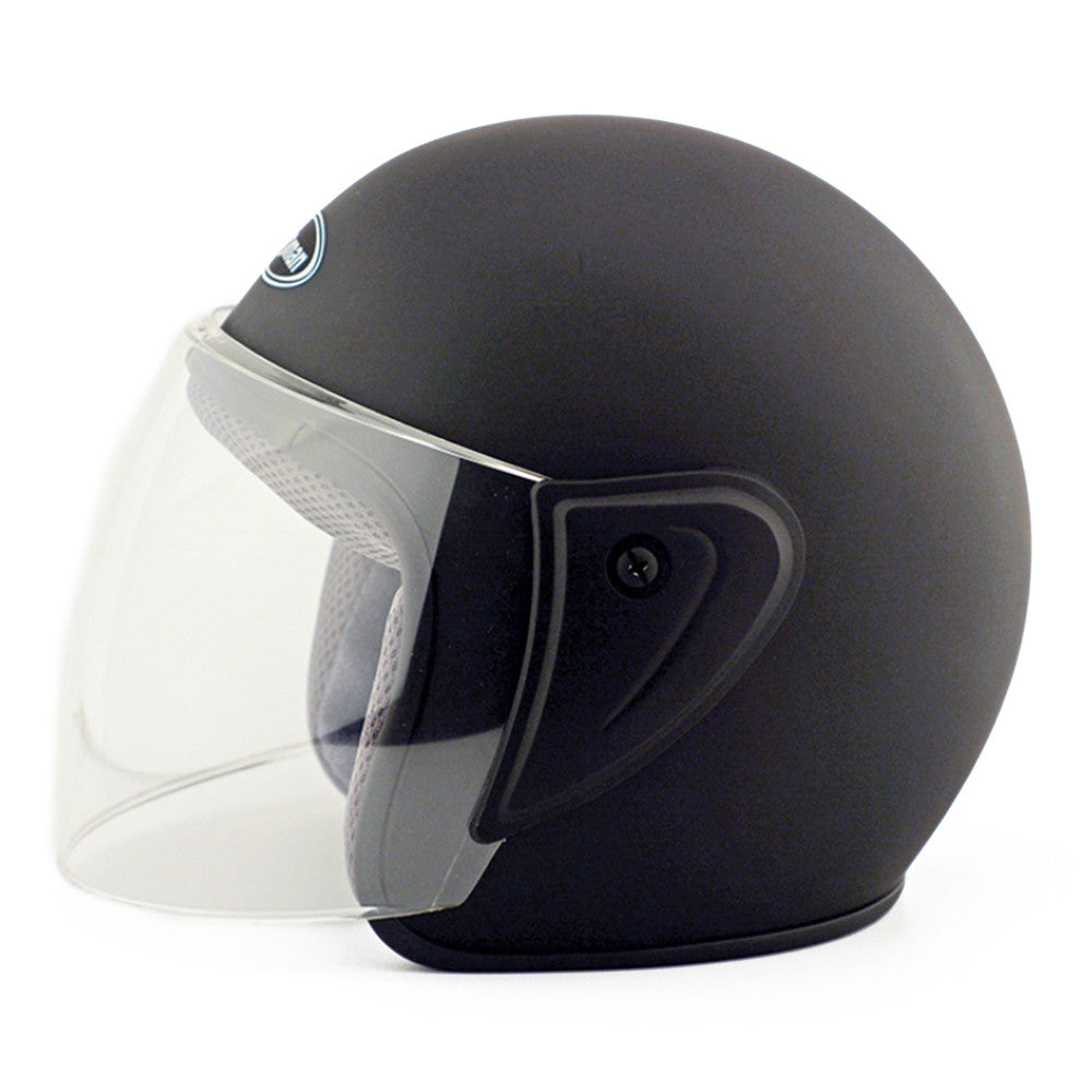 Motorcycle Motor Bike Scooter Safety Helmet 101   dull black - Mega Save Wholesale & Retail - 1