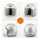 Motorcycle Motor Bike Scooter Safety Helmet 101   silver - Mega Save Wholesale & Retail - 2