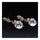 Ear Studs Single-breasted Pave Setting Zircon Ear Accessories    gold plated white zircon - Mega Save Wholesale & Retail - 2
