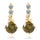 Ear Studs Single-breasted Pave Setting Zircon Ear Accessories    gold plated green zircon - Mega Save Wholesale & Retail - 1