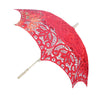 Lace Wedding Bridal Red Umbrella - Mega Save Wholesale & Retail