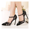 Hollow Pointed Thin High Heel Thin Shoes Women - Mega Save Wholesale & Retail - 3