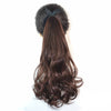 Lace-up Wig Horsetail Short Pear Hot    dark brown 140-2M33# - Mega Save Wholesale & Retail - 1