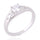 Gold Platinum Plated Zircon Ring    9#platinum plated white - Mega Save Wholesale & Retail - 1