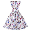 Woman Slim Sleeveless Dress Printing A-line Skirt   S - Mega Save Wholesale & Retail - 3