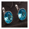 Super Big Blur Zircon Earrings - Mega Save Wholesale & Retail - 3