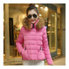 Sount Korean Style Short Down Coat Panda Design Coat   pink   S - Mega Save Wholesale & Retail - 1