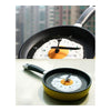 Creative Fried Egg Pan Wall Clock Silent   youthful green - Mega Save Wholesale & Retail - 3