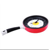 Creative Fried Egg Pan Wall Clock Silent   ardent red - Mega Save Wholesale & Retail - 1