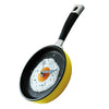 Creative Fried Egg Pan Wall Clock Silent   dynamic yellow - Mega Save Wholesale & Retail - 1