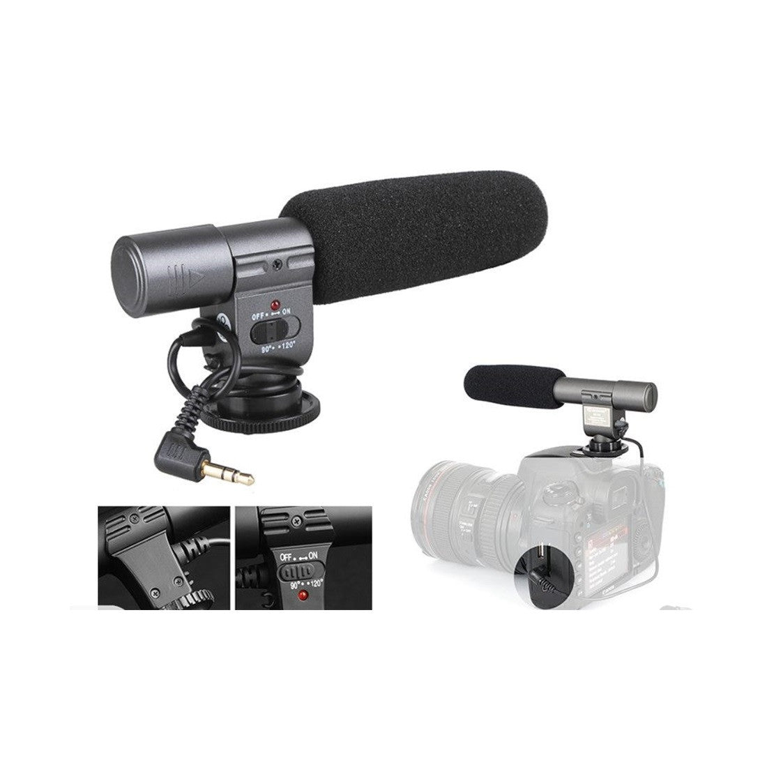 Microphone for Video Camcorder DSLR Camera - Mega Save Wholesale & Retail
