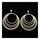 Stylish Big Circles Ear Studs - Mega Save Wholesale & Retail - 3