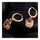 Earrings Delicate Dazzling Fashionable All-match Ellipse Zircon   champagne - Mega Save Wholesale & Retail - 3