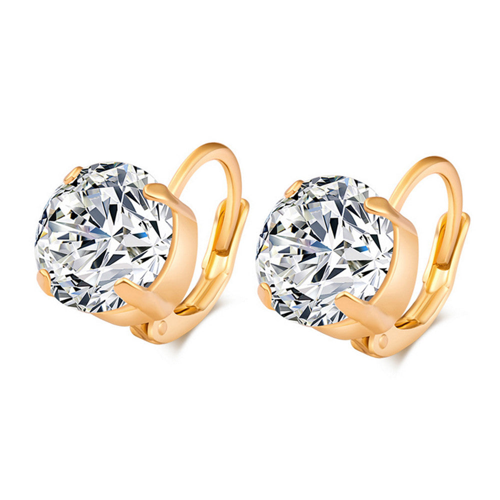 Earrings Diamanted with Zircon - Mega Save Wholesale & Retail - 1