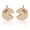 Smile Face Ear Studs   red - Mega Save Wholesale & Retail - 1