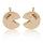 Smile Face Ear Studs   red - Mega Save Wholesale & Retail - 1
