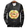 Man Embroidery Plate Button Jacket   yellow ground   M - Mega Save Wholesale & Retail - 1