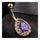 Fashionable Big Water-drop Zircon Navel Nail Ring Body Pucture    gold plated purple zircon - Mega Save Wholesale & Retail - 2