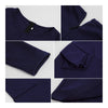 Woman Solid Color Pencil Skirt Slim Dress  navy   S - Mega Save Wholesale & Retail - 3