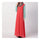 Summer Dress Muslim Splicing Bowknot Chiffon Dress   orange+green - Mega Save Wholesale & Retail - 1