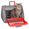 Foldable Pet House Travel Master Carrier Cat Cage   red - Mega Save Wholesale & Retail - 1