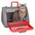 Foldable Pet House Travel Master Carrier Cat Cage   red - Mega Save Wholesale & Retail - 1