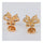 Ornament Ear Studs Butterfly 18K Gold Galvanized - Mega Save Wholesale & Retail - 2